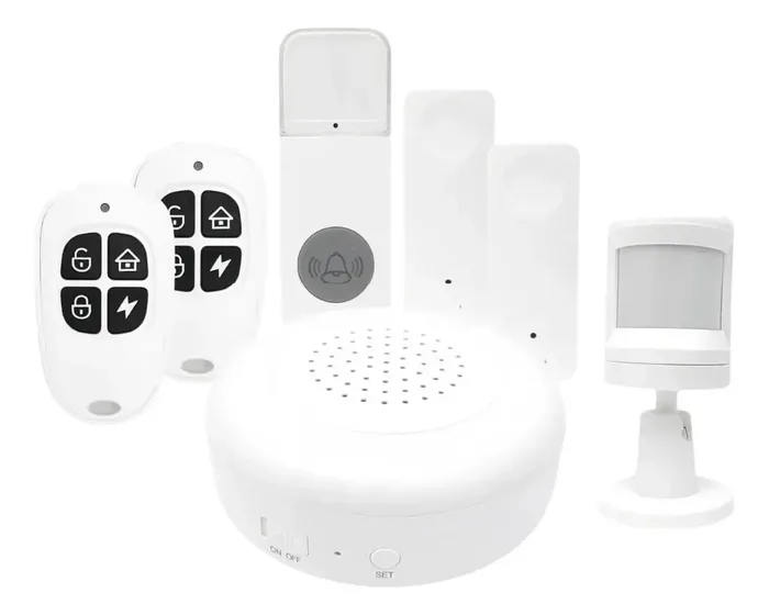 Kit Alarme Residencial Inteligente Gmart Branco — foto 1 de 5