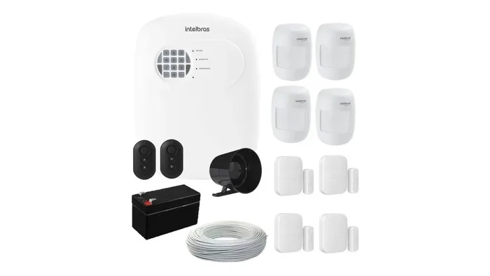 Kit Alarme Intelbras Residencial Comercial 8 Sensor Via App — foto 1 de 4