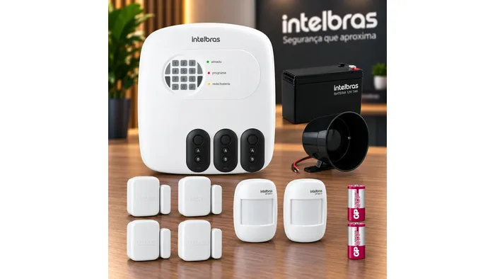 Kit Alarme Residencial Comercial Intelbras Acesso Remoto — foto 1 de 4