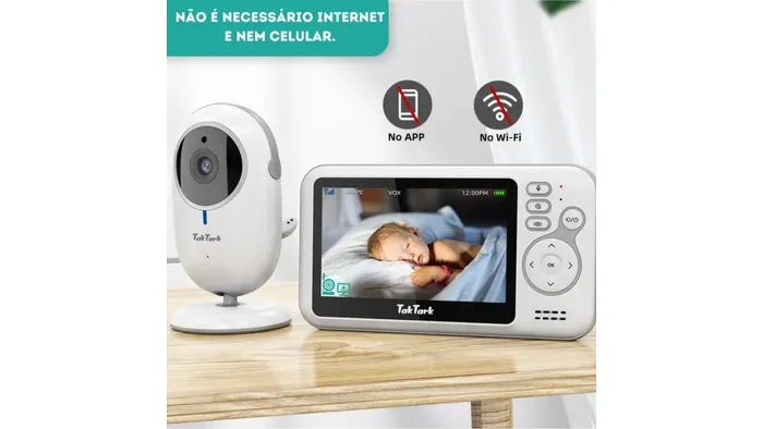 Babá Eletrônica TakTark BM612 Tela 4,3 polegadas — foto 2 de 4