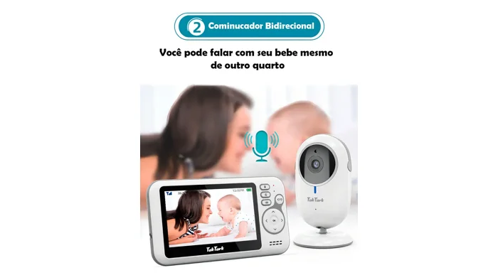Babá Eletrônica TakTark BM612 Tela 4,3 polegadas — foto 4 de 4