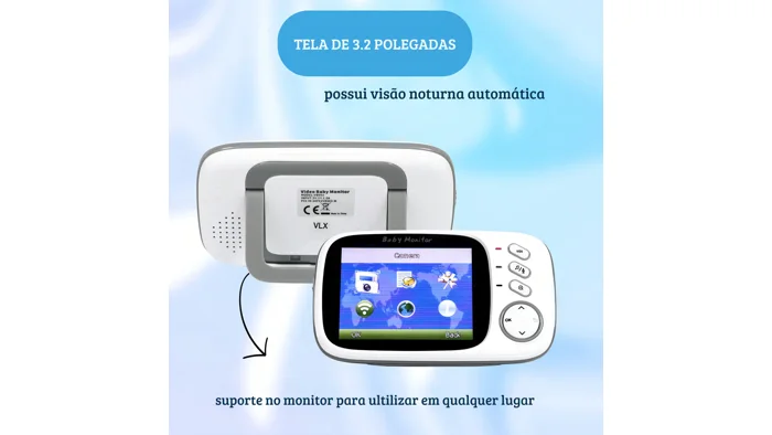 Babá Eletrônica VLX VB603 sem Fio com Câmera — foto 2 de 4