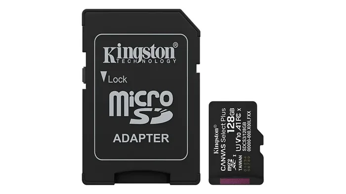 Cartão de Memória Kingston Select Plus 128GB com Adaptador — foto 1 de 4
