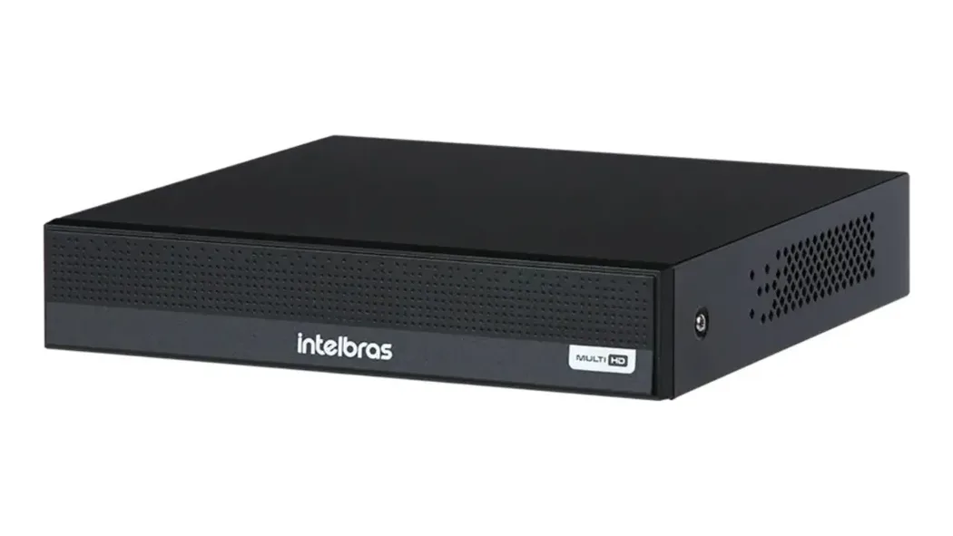 DVR Intelbras 8 canais MHDX 1208-C visto de frente — foto 1 de 4