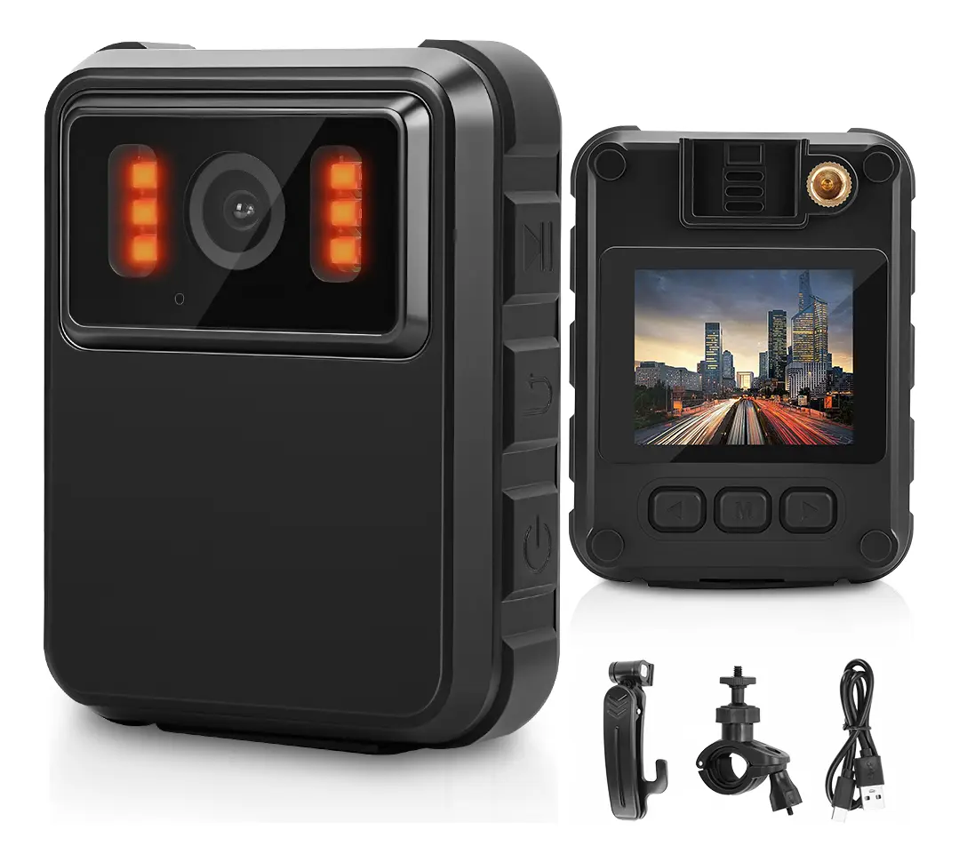 Mini Câmera Corporal Policial HD 1080p Visão Noturna — foto 1 de 3