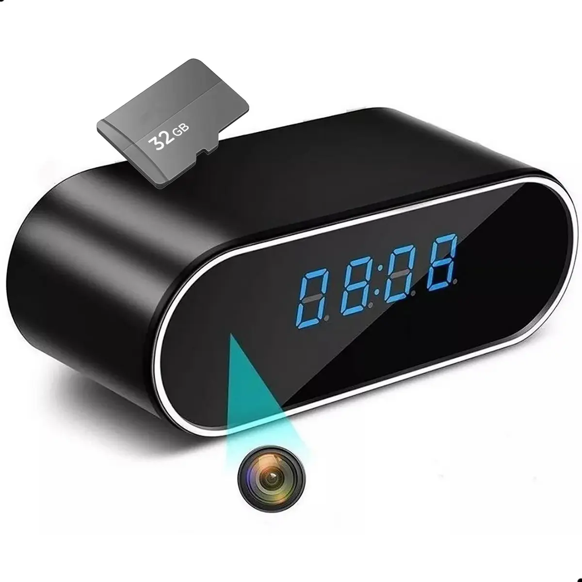 Câmera Espiã Relógio Mike Shop 32GB Wi-Fi Full HD 1080p — foto 1 de 3