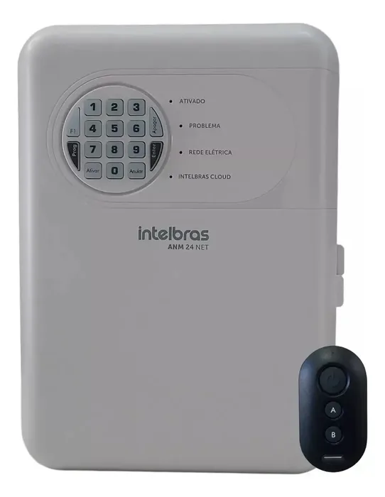 Kit Central Alarme Intelbras ANM 24 Net App 3 Sensores Com Fio Branco — foto 4 de 5