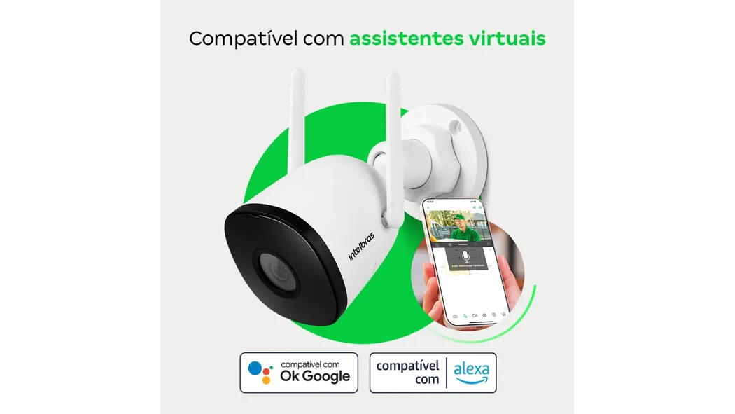 Câmera Wifi Externa Intelbras iM5 SC Full HD Resistente a Chuva Visão Noturna — foto 2 de 5