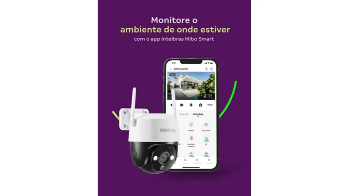 Câmera Wifi Externa Intelbras iM7+ 3 MP Full Color 360° IP66 Rastreamento — foto 4 de 5