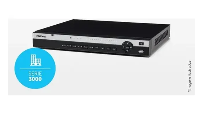 Gravador de Vídeo NVR 16 Canais PoE+ 4K NVD 3316 P Intelbras — foto 1 de 4