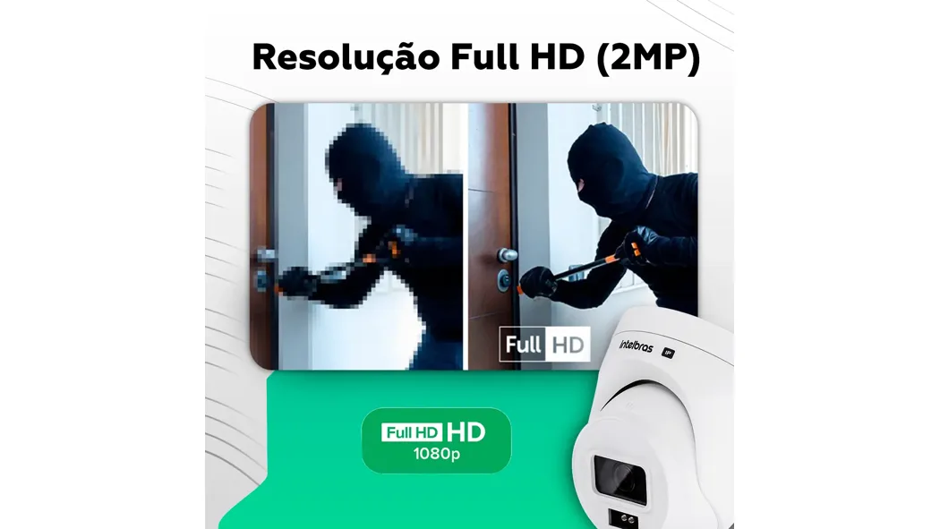 Câmera Intelbras Externa VIPC 1230D G2 Dome PoE Full HD IP67 — foto 4 de 5