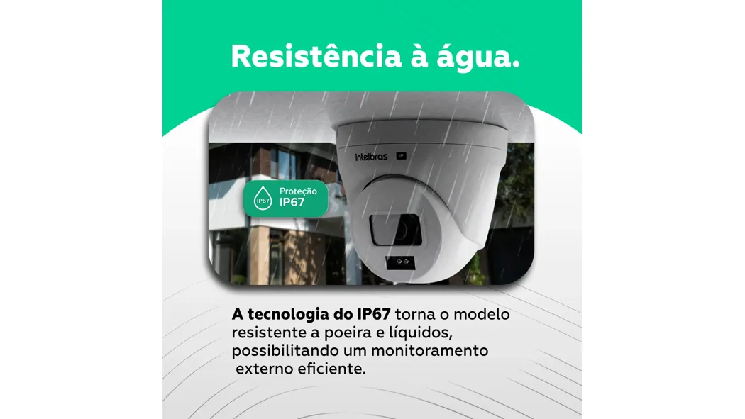 Câmera Intelbras Externa VIPC 1230D G2 Dome PoE Full HD IP67 — foto 5 de 5
