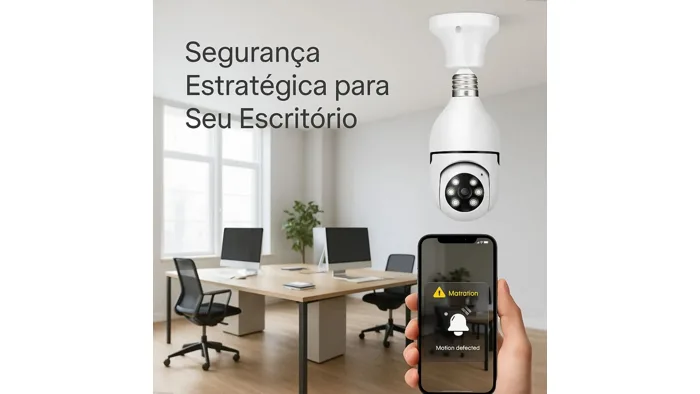 Câmera Jortan Lâmpada JT-8177 Wi-Fi 360° Full HD — foto 3 de 5