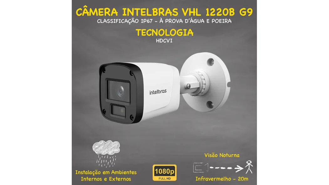 Kit Intelbras CFTV 4 câmeras — foto 3 de 6
