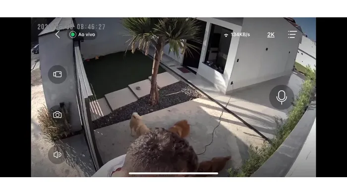 Câmera Inteligente Wi-Fi Novadigital Externa Bateria Solar HD Nuvem IA IP Alexa App Vico Home — foto 3 de 4