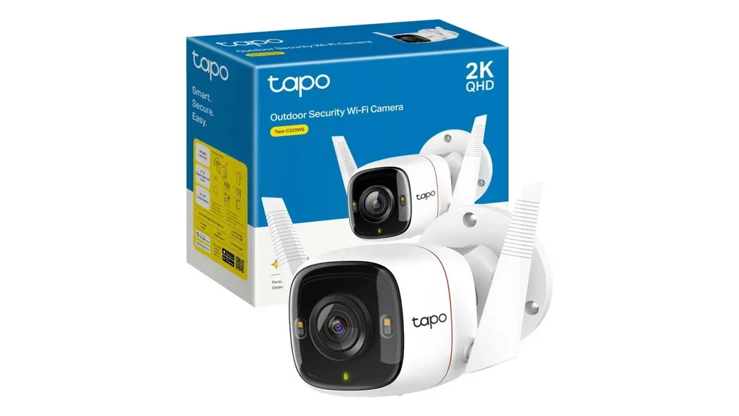 Câmera Wifi Externa TP-Link Tapo C320WS 2K 4MP IP66 Visão Noturna Colorida Sirene — foto 4 de 5
