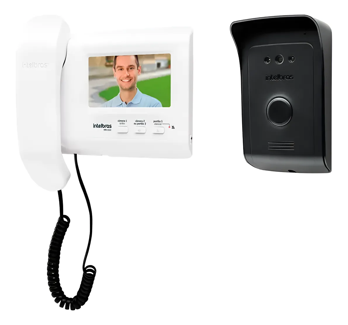 Video Porteiro Ivr 1010 Branco E Preto Intelbras 110v/220v — foto 1 de 2