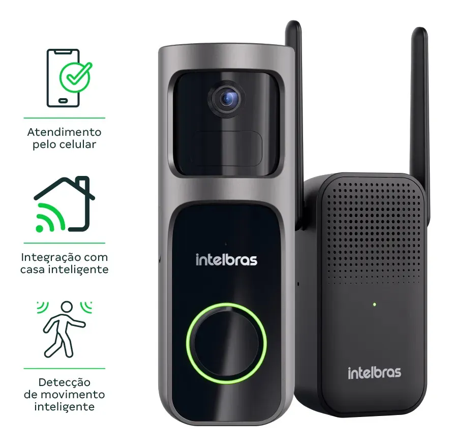 Videoporteiro Inteligente Wi-fi Mvw 2000 Intelbras — foto 2 de 3