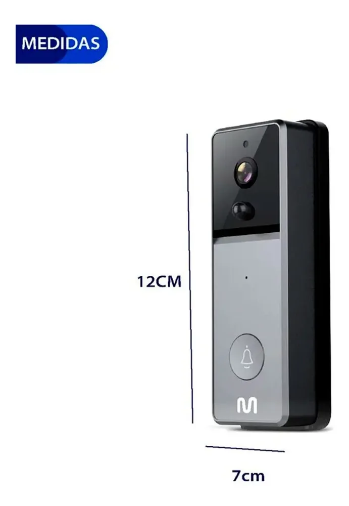 Video Porteiro Eletronico Wifi Sem Fio C/campainha E App Multilaser — foto 2 de 3