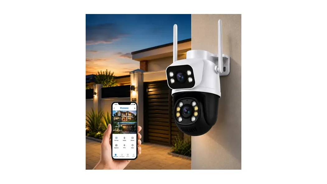 Câmera de Segurança IP Jortan JT-8695 Wi-Fi Lente Dupla 355° — foto 1 de 5