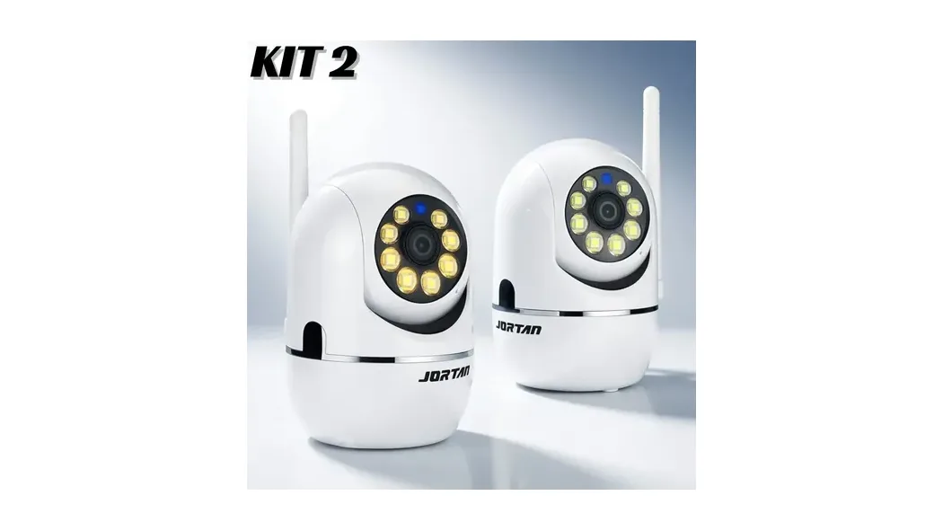 Kit 2 Mini Câmeras Yoosee 360° 1080p Interna — foto 1 de 5